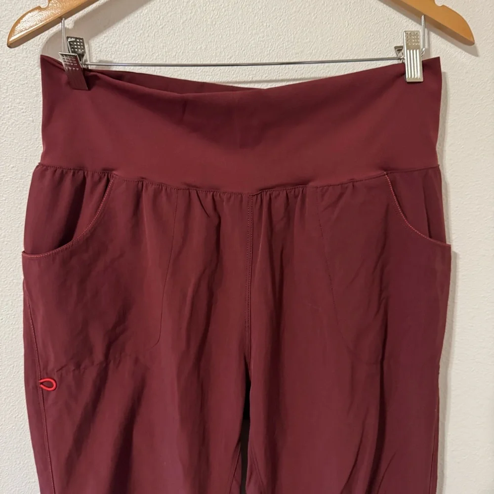 Rab Obtuse Pants Burgundy Stretch Pull On Pockets Outdoor Gorpcore Climbing-XL - Picture 4 of 12